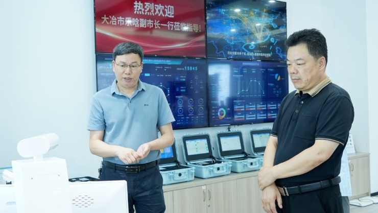 湖北省大冶市副市长乐晗率队到携康调研座谈